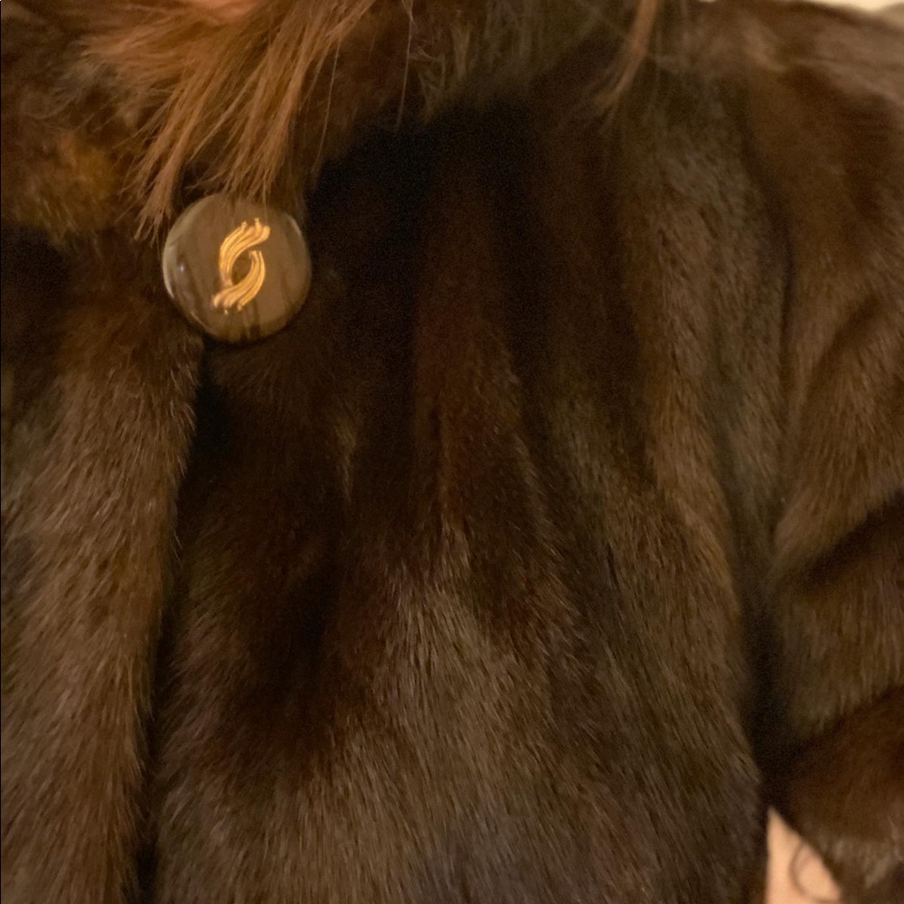 Mink fur coat